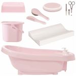 Set de bañera térmica DeLuxe Bébé-Jou, rosa 4996054