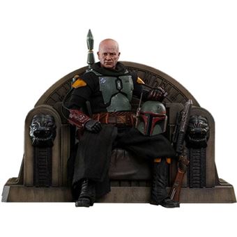 Figura Hot Toys TMS056 - Star Wars : The Mandalorian - Boba Fett Repaint Armor Version & Throne Standard Version - 1