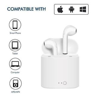 Casco sin hilos + Auriculares + Micrófono Ozzo, Blanco, para YU Yutopia