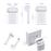 Casco sin hilos + Auriculares + Micrófono Ozzo, Blanco, para YU Yutopia_1