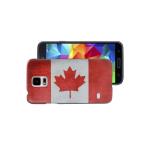 Funda / Cover / Case con diseño de banderas --> Canada <-- para Samsung Galaxy S5 (i9600)