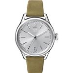 Icewatch Time Khaki silver reloj verde para mujer con correa de cuero 013070 ic013070