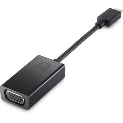 Hp Negro Usb-C To Vga - Adaptador Para Cable (Usb-C, Vga, Macho/Hembra, )