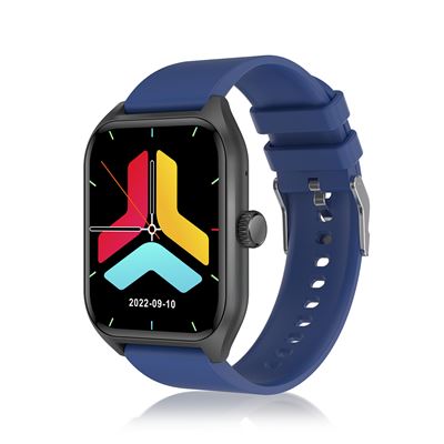 Smartwatch Dam Qx5 1,96"" Monitor De Glucosa Y De Tensión Azul