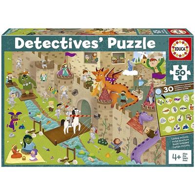 Puzzle Detectives Educa Castillo 50 Piezas