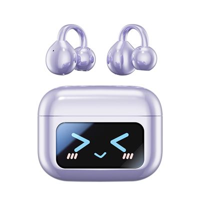 Auriculares Bluetooth Dam M100 5.4 Sonido Acs 360º, Direccional, Reducción De Ruido Y Traductor Ai Lila
