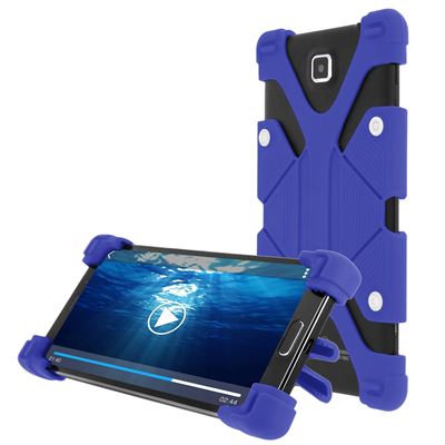 Carcasa Smartphones de 4.7'' a 5.3'' Universal Bumper Función soporte - Azul