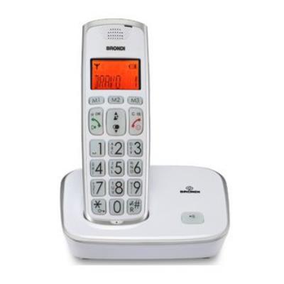 Brondi Teléfono Bravo Gold Blanco