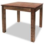 Mesa de comedor vidaXL madera reciclada 82x80x76 cm