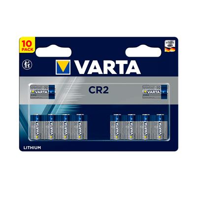 Varta Packs De 10 Pilas De Litio Cr2