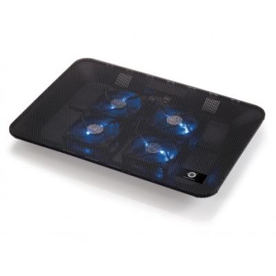 Conceptronic Plataforma De Refrigeración De 4 Ventiladores Para Equipos Portátiles