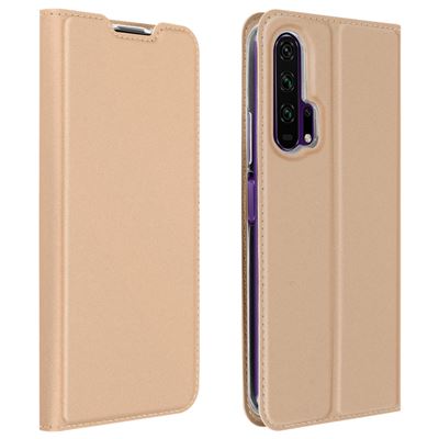 Funda Honor 20 pro dux ducis rosa cartera cierre y f.soporte –