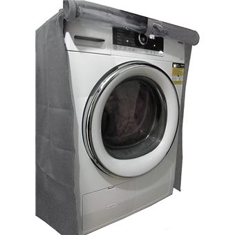 Funda para lavadora exterior impermeable carga frontal - gris