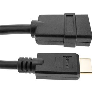BeMatik - Cable HDMI 1.4 tipo A de macho a hembra de 20cm