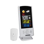 Mesko Ms 1177 blanco talla ms1177 temperatura y humedad interior exterior sensor de tiempo indicador fecha hora alarma