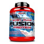 Amix Whey Pure fusion 23 kg concentrado de suero ultra filtrado isolada splenda contiene l protein sabor