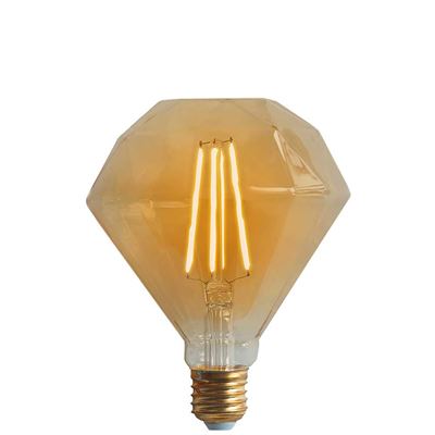 Bombilla LED Diamante E27 6W Equi.40W 500lm Regulable 2100K Gold 15000H<br> 7hSevenOn Vintage