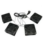 Ventiladores de techo para armario rack 19"" RackMatic, 4 x 120mm 220VAC