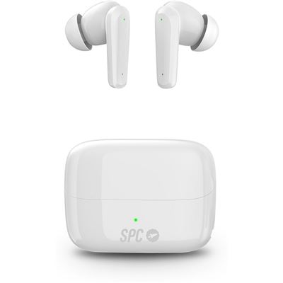 Auriculares Inalámbricos Bluetooth Spc Ether 2 Pro Con Cancelación De Ruido, Batería 26h, Ipx4 - Blanco