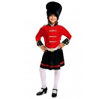 Disfraz guardia real inglesa para niña Original - Talla - 7-9 años - 1