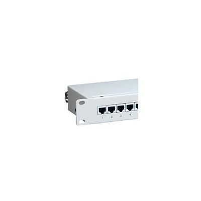 Equip Adaptador Patch Panel 19" Cat.6-/Class E 24-Port, 1 U, Light-Grey