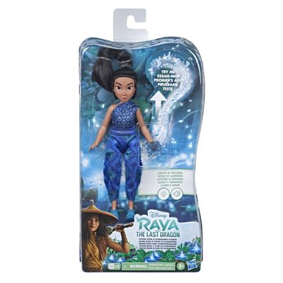 Joven Raya Y Flor De Kumandra Muñeca Princesas Disney