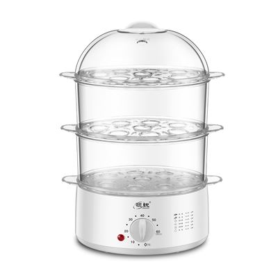 Dam Vaporera Eléctrica Triple Nivel Transparente Multiusos Libre Bpa Tecnología Envolvente 360º Plata