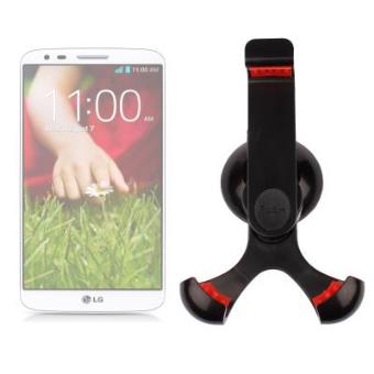 Soporte De Calidad Para Coche Extensible Con Succión Para Ventana/Parabrisas Para LG G2 Mini  -Con función Giratoria Por DURAGADGET - 1