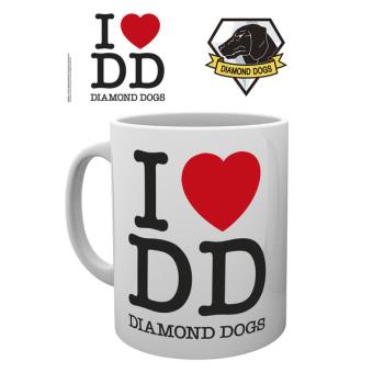 Taza Metal Gear Solid I Love DD