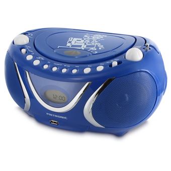 Radio Metronic CD  MP3 Square - Azul marino - 1