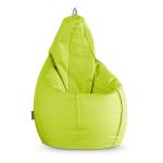 Happers Puff Pera polipiel interior verde xl indoor en forma de