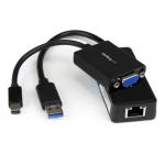 Startech.Com - Juego de Adaptadores VGA y Ethernet Gigabit Para Lenovo Thinkpad x1 Carbon - Mdp a VGA - USB 3.0 a r