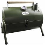 Barbacoa y ahumador Gusta, carbón 2-en-1 Verde 03251040