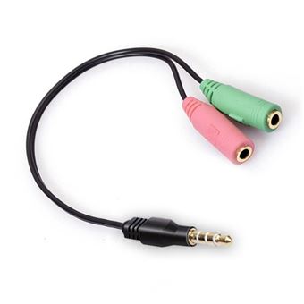 Mejorar Célula somatica Tractor Cable adaptador de audio y micro auriculares para PS4 jack 3.5mm -  Accesorios videoconsolas - Los mejores precios | Fnac