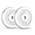 CAPITAL SPORTS CP 5 Juego de discos de pesa 30 mm 5 kg cromado pulido
