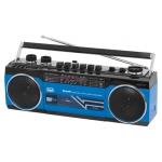 Radiocasete Trevi rr 501bt Azul - Bluetooth - Radio 4 Bandas - Reproduce MP3 Desde USB / SD - Conect