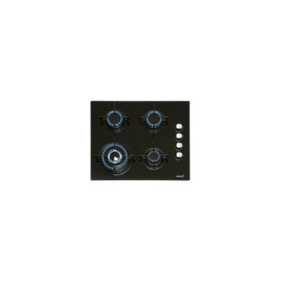 Placa De Gas Cata Ci6 31 Bk 4 Fuegos 60cm Negro