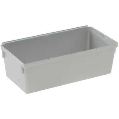 Recipiente Organizador Cajones Keeeper Pepe Plateado 15x8x5cm
