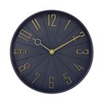 Reloj de Pared Vintage Negro/Dorado Ø27.3 cm Thinia Home