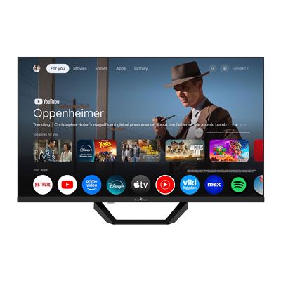 Tv Qled 32" Smart Tech 32qg01v Fhd Smart Tv Google Tv Negro E
