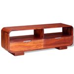 Mueble para TV vidaXL de madera maciza de sheesham 116x30x40cm