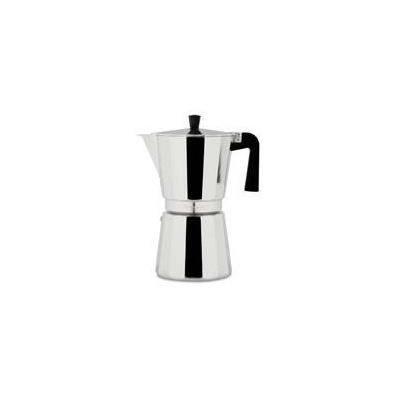 Cafetera Italiana Oroley New Vitro 6 Tazas Inox