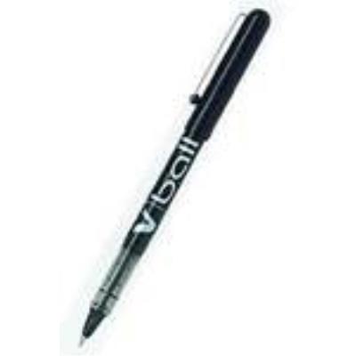 Pilot Negro Boligrafo Tinta Liquida Roller V-Ball 0.5Mm