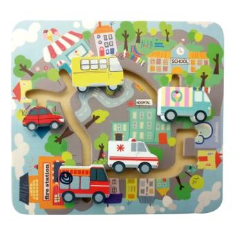 ciudad de madera para niños