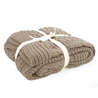 Tartán Homemania Softy 2 Capuchino 130x170 cm