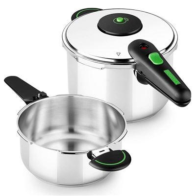 Olla Presión Monix Presto Set Duo 4+6l