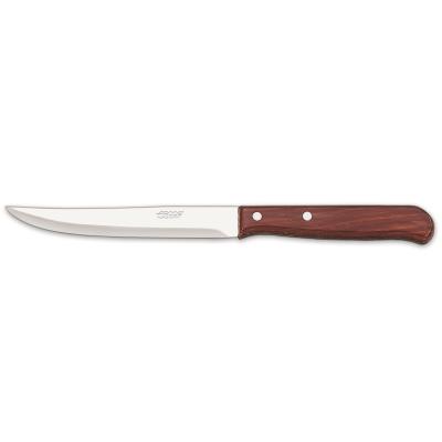 Cuchillo Para Cocina Arcos Latina 100601 De Acero Inoxidable Nitrum Y Mango De Madera Comprimida Con Hoja De 13 Cm En Blíster