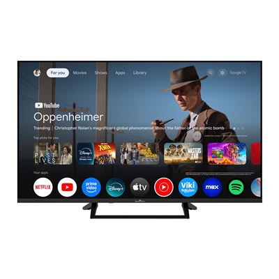 Tv Qled 43" Smart Tech 43qg06v Uhd 4k Smart Tv Google Tv Negro F