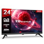 TV LED 24" TD Systems M24K21H no Smart TV, USB Grabador reproductor Negro E