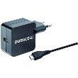 Duracell Cargador de red micro USB para telefonos y tablets (2,4 A)